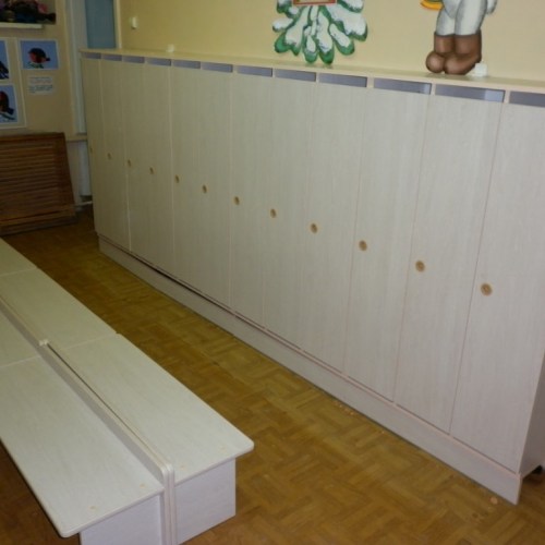 шкафы для одежды в детский сад